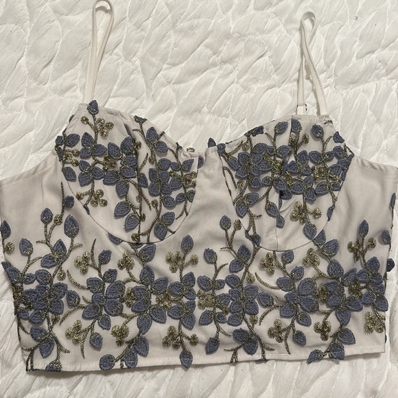 Embroidered Corset Top - Picture 4 of 6